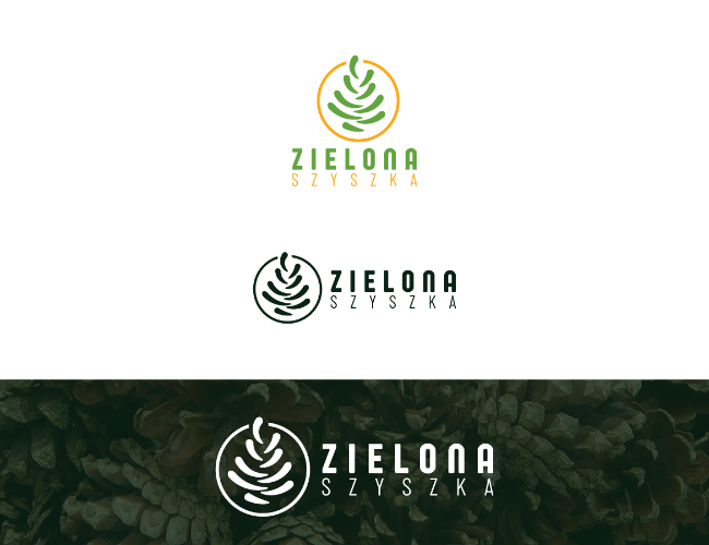 Projektowanie logo dla firm,  Logo ZIELONA SZYSZKA, logo firm - Patryzu
